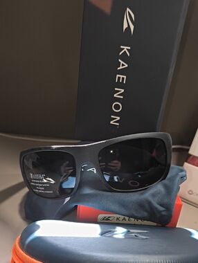 Kaenon Men's Black Polarized Sport Sunglasses